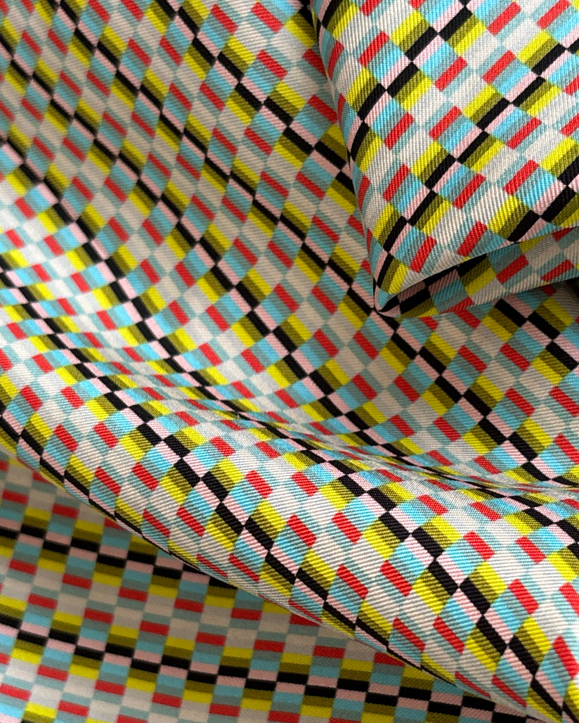 Space Tile Silk Scarf