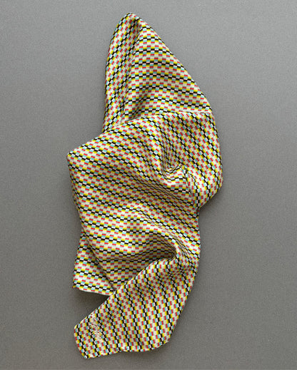 Space Tile Silk Scarf