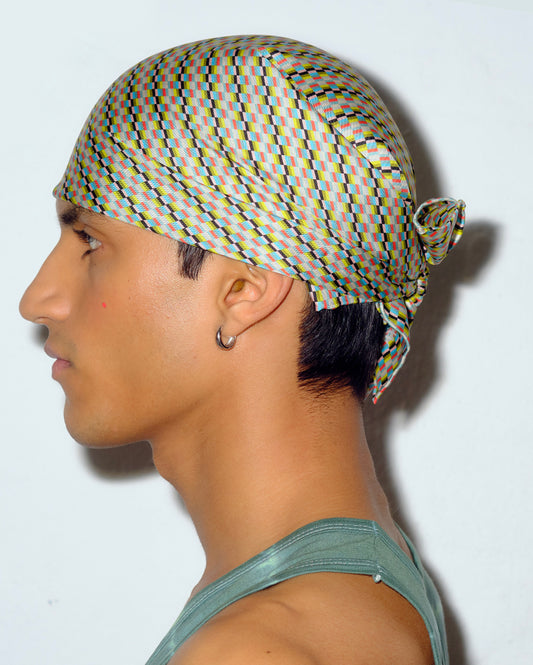 Space Tile Silk Scarf